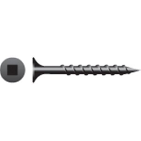 STRONG-POINT Strong-Point 614QC 6 x 1.25 in. Square Bugle Head Screws Coarse Thread  Phosphate Coated  Box of 8 000 614QC